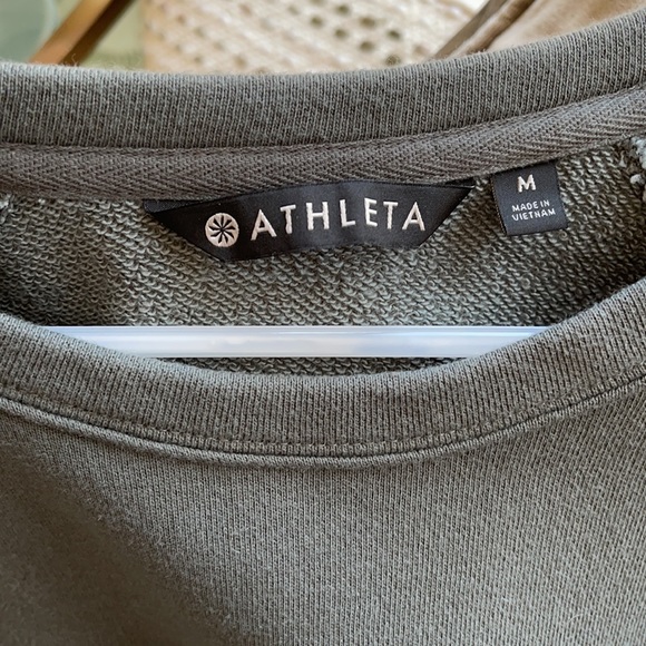 Athleta Grey sweatshirt dress with cinched waist - Picture 8 of 8